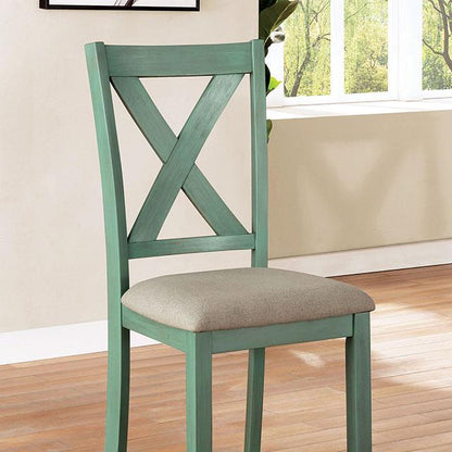  Furniture of America Anya 7 pc Dinette CM3476GR-T-7PK IMAGE 5