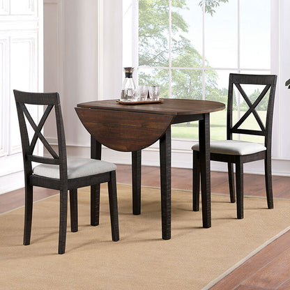  Furniture of America Jaelynn 3 pc Dinette CM3477RT-3PK IMAGE 1