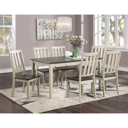 Furniture of America Frances Dining Table CM3478WH-T IMAGE 3