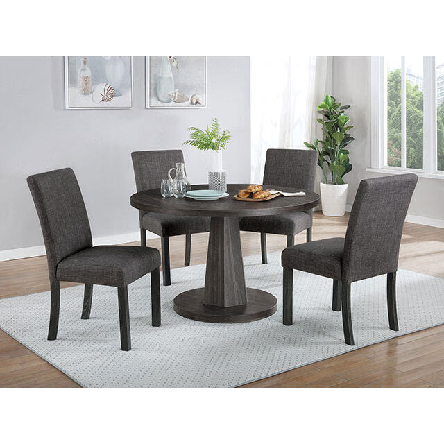  Furniture of America Round Lucerne Dining Table CM3486RT-TABLE IMAGE 2