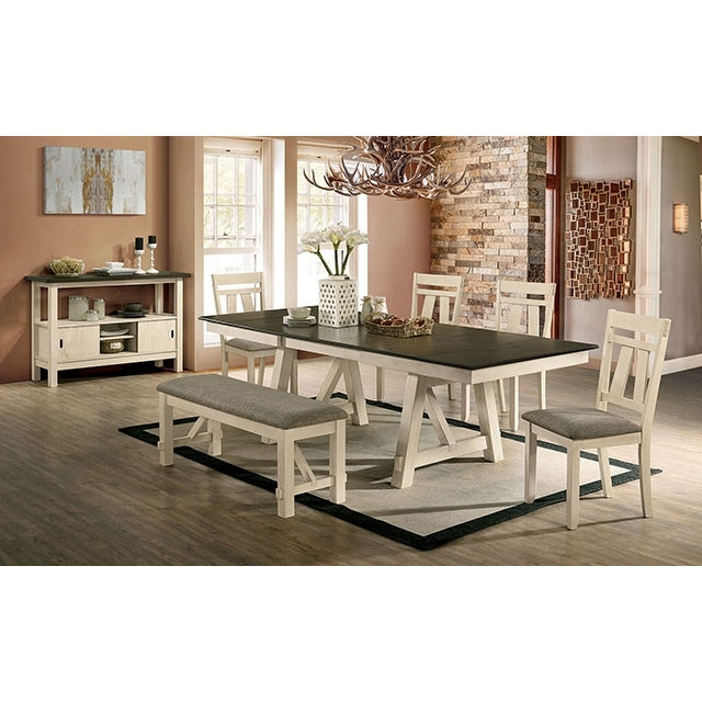  Furniture of America Jamestown Bench CM3487BN IMAGE 3
