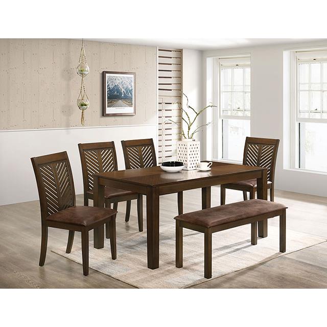 Furniture of America Garnett CM3490BN Bench IMAGE 2