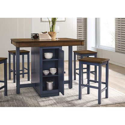 Furniture of America Azurine CM3493PT-5PK 5 Pc. Counter Ht. Set IMAGE 5