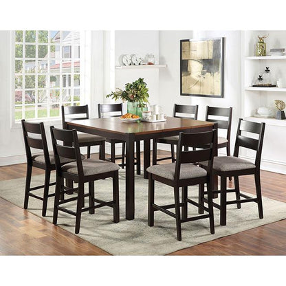  Furniture of America Square Valdor Counter Height Dining Table CM3495PT IMAGE 2