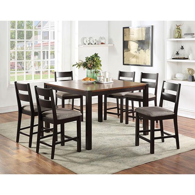  Furniture of America Square Valdor Counter Height Dining Table CM3495PT IMAGE 3