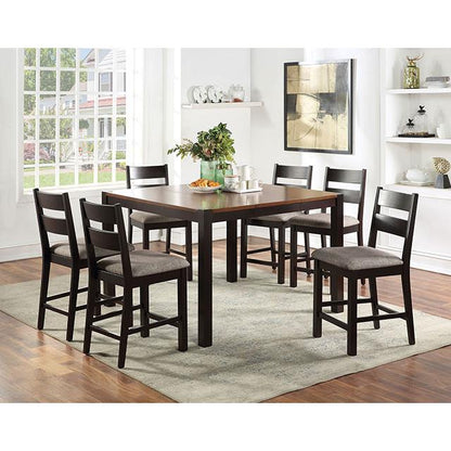  Furniture of America Square Valdor Counter Height Dining Table CM3495PT IMAGE 3