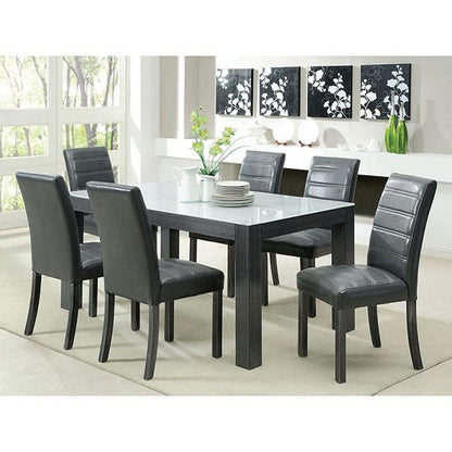 Furniture of America Elise CM3553GY-T-TABLE Dining Table IMAGE 2