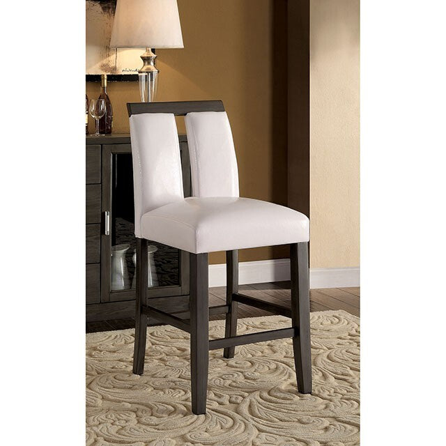  Furniture of America Square Luminar Counter Height Dining Table CM3559GY-PT IMAGE 3