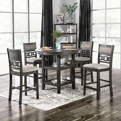 Furniture of America Milly CM3609PT-5PK 5 Pc. Counter Ht. Set IMAGE 1