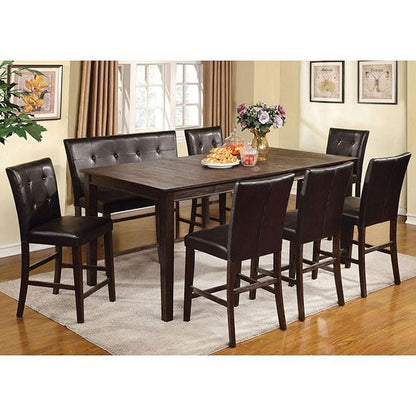 Furniture of America Edgemont CM3681DK-PT Counter Ht. Table IMAGE 2