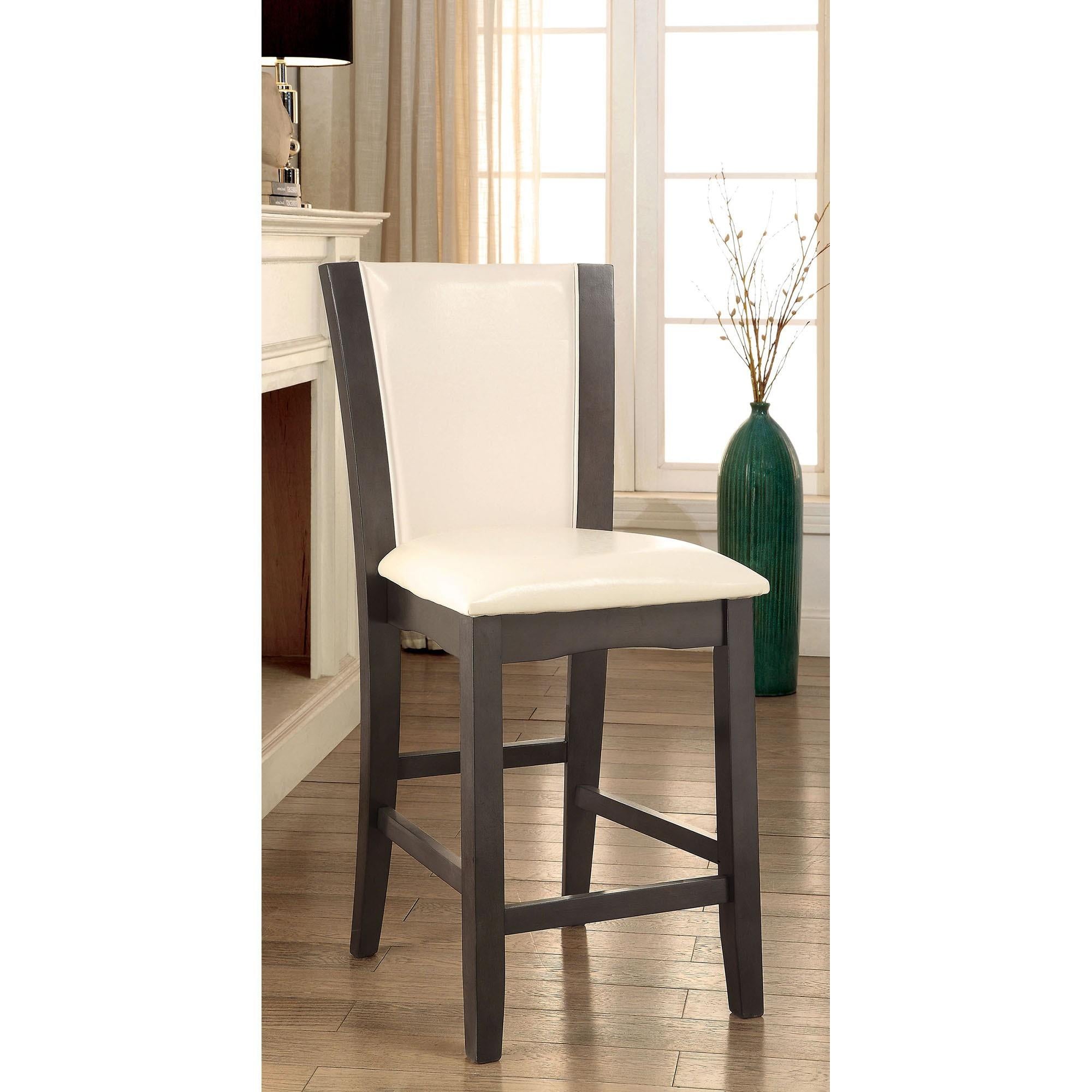 Furniture of America Manhattan CM3710GY-PC-2PK Counter Ht. Chair (2/Box) IMAGE 1