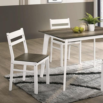  Furniture of America Debbie 5 pc Dinette CM3714GY-T-5PK IMAGE 1
