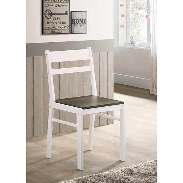  Furniture of America Debbie 5 pc Dinette CM3714GY-T-BN-5PK IMAGE 3