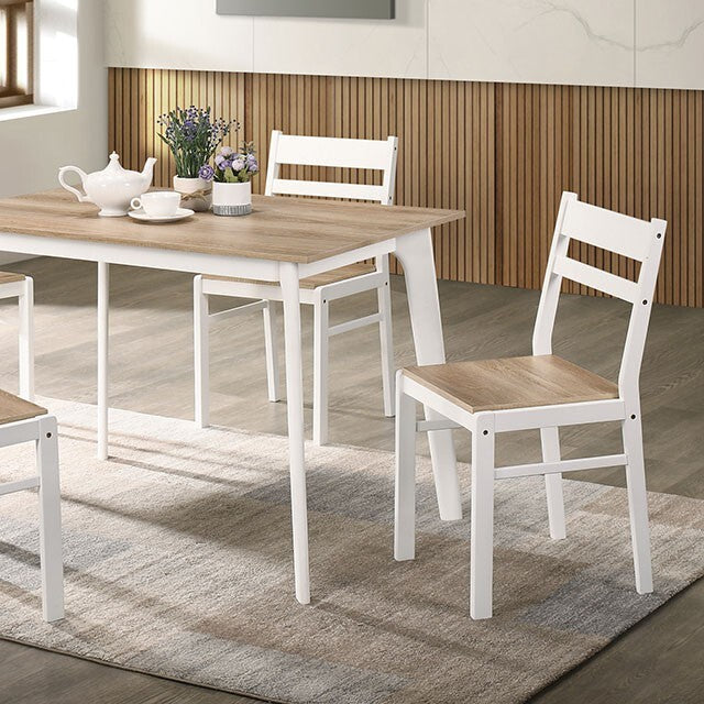  Furniture of America Debbie 5 pc Dinette CM3714NT-T-5PK IMAGE 1