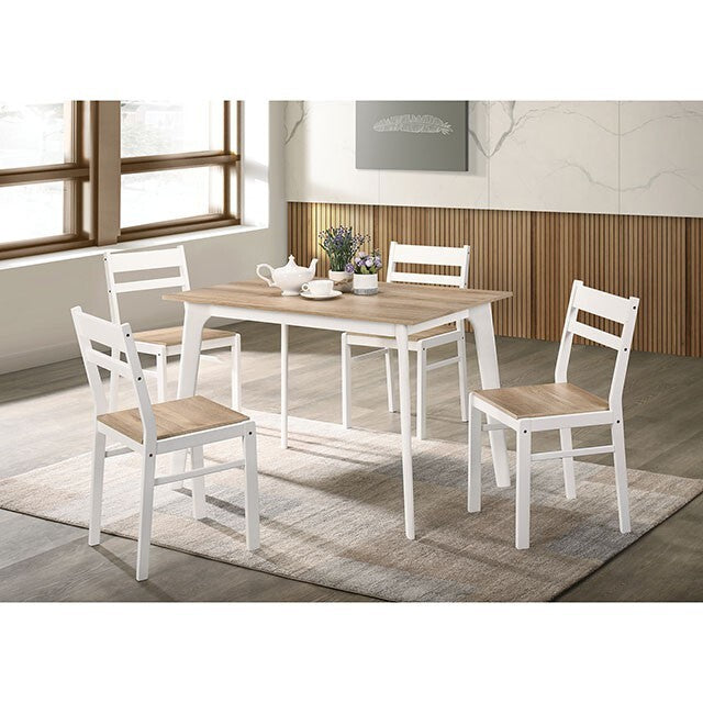  Furniture of America Debbie 5 pc Dinette CM3714NT-T-5PK IMAGE 2
