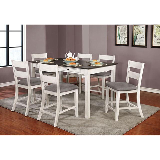  Furniture of America Anadia Counter Height Dining Table CM3715PT IMAGE 2