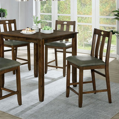  Furniture of America Brinley 5 pc Counter Height Dinette CM3717PT-5PK IMAGE 1