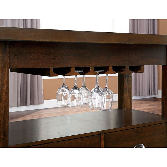  Furniture of America Lordello Counter Height Dining Table CM3730PT-TABLE IMAGE 4