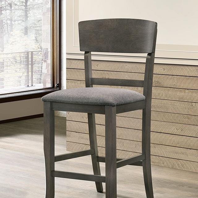  Furniture of America Stacie CM3733GY-PC-2PK Counter Ht. Chair (2/Ctn) IMAGE 1
