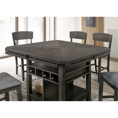  Furniture of America Stacie CM3733GY-RPT-TABLE Counter Ht. Table IMAGE 5