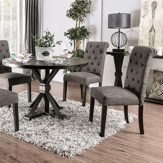 Furniture of America Alfred CM3735RT Round Table IMAGE 1
