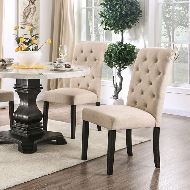 Furniture of America Elfredo CM3755RT-TABLE Round Table IMAGE 1