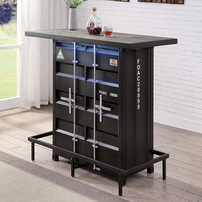 Furniture of America Dicarda CM3789BK-BT Bar Ht. Table IMAGE 3