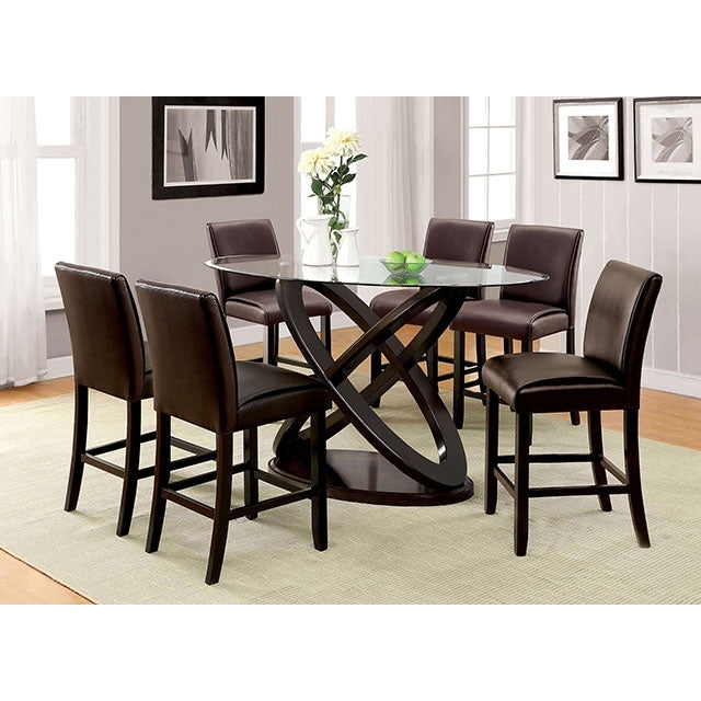 Furniture of America Gladstone CM3823PC-2PK Counter Ht. Chair (2/Box) IMAGE 4
