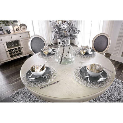  Furniture of America Kathryn CM3872WH-RT-TABLE Round Dining Table IMAGE 4