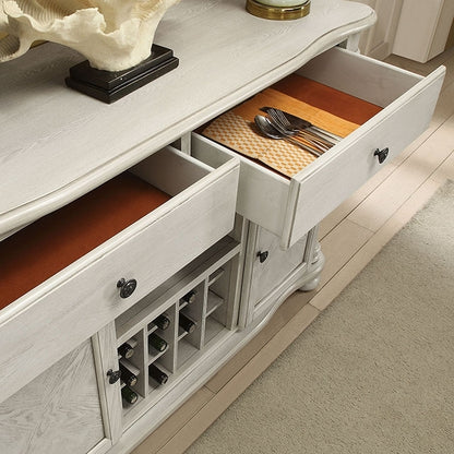  Furniture of America Siobhan Server CM3872WH-SV IMAGE 2
