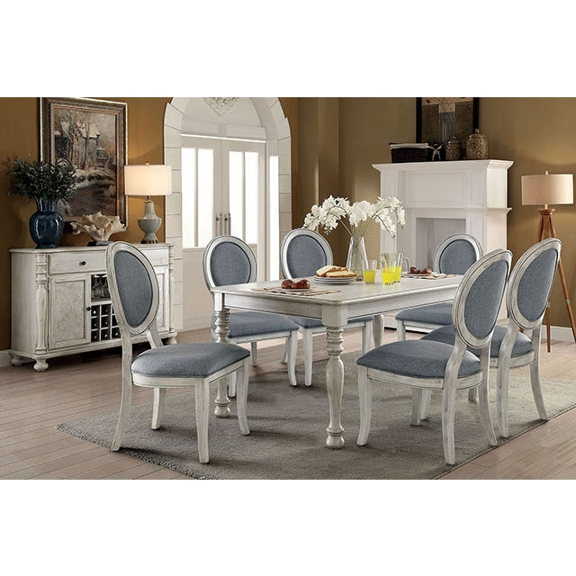  Furniture of America Siobhan Dining Table CM3872WH-T IMAGE 2