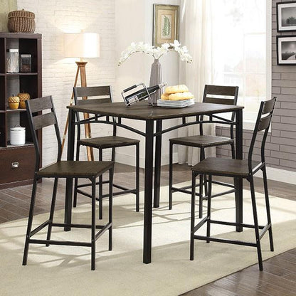 Furniture of America Westport CM3920PT-5PK 5 Pc. Counter Ht. Table Set IMAGE 3
