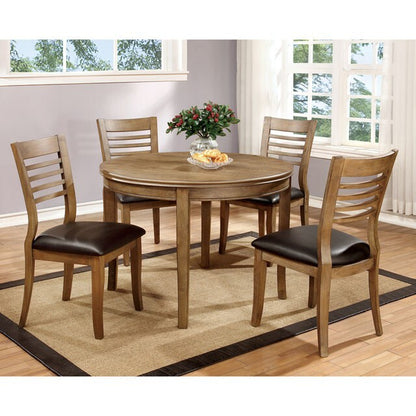  Furniture of America Dwight CM3988NT-RT-48 48" Round Table IMAGE 1