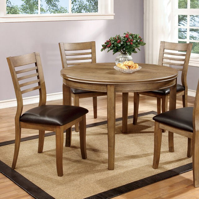  Furniture of America Dwight CM3988NT-RT-48 48" Round Table IMAGE 4