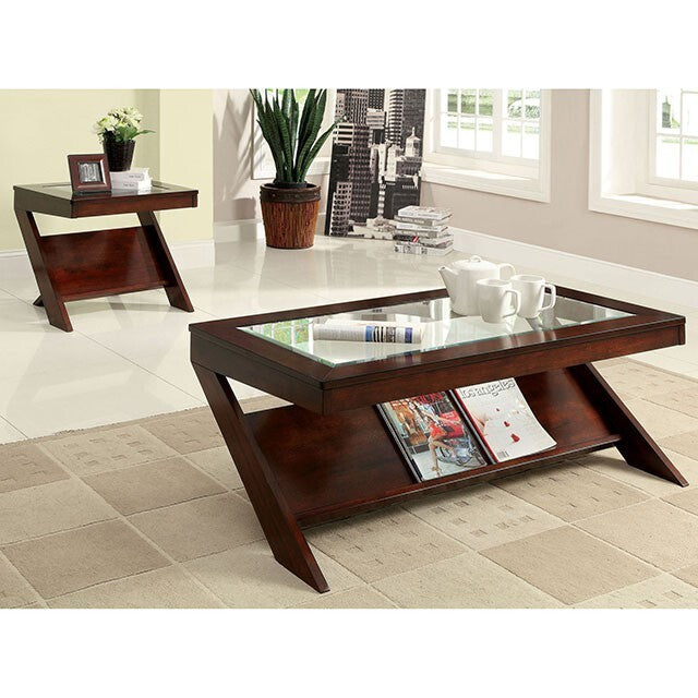  Furniture of America Vint End Table CM4004E IMAGE 3