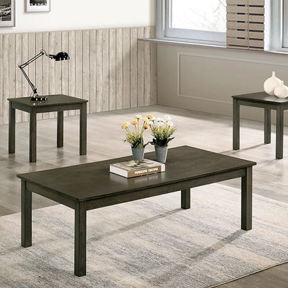  Furniture of America Cecily Occasional Table Set CM4149GY-3PK IMAGE 1