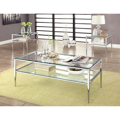 Furniture of America Tanika CM4162CRM-E-PK End Table IMAGE 1