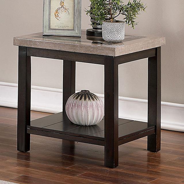  Furniture of America Rosetta CM4187E End Table IMAGE 1