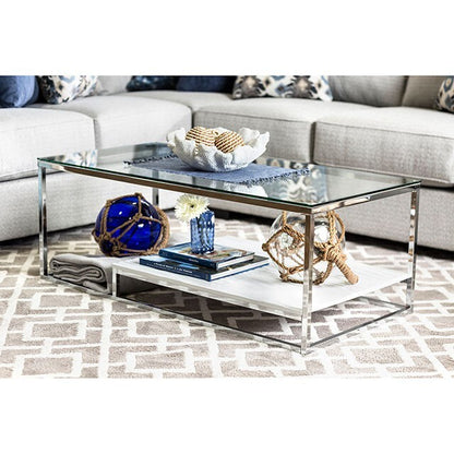  Furniture of America Vendi Coffee Table CM4231WH-C IMAGE 2