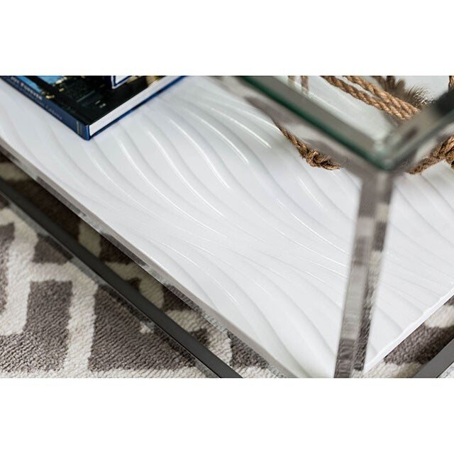  Furniture of America Vendi Coffee Table CM4231WH-C IMAGE 4