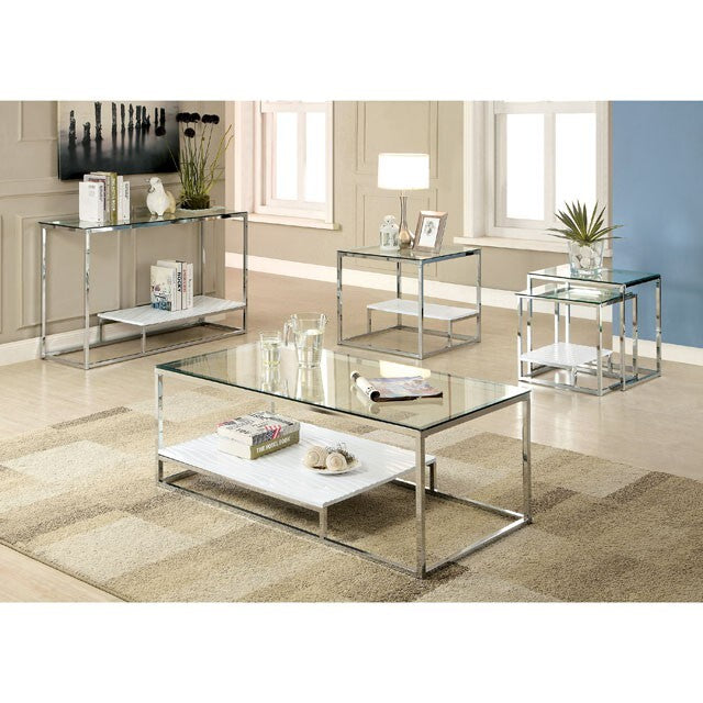  Furniture of America Vendi Coffee Table CM4231WH-C IMAGE 6
