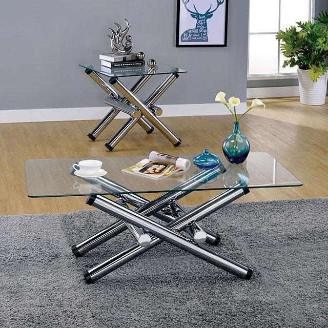  Furniture of America Sarina End Table CM4309E IMAGE 1