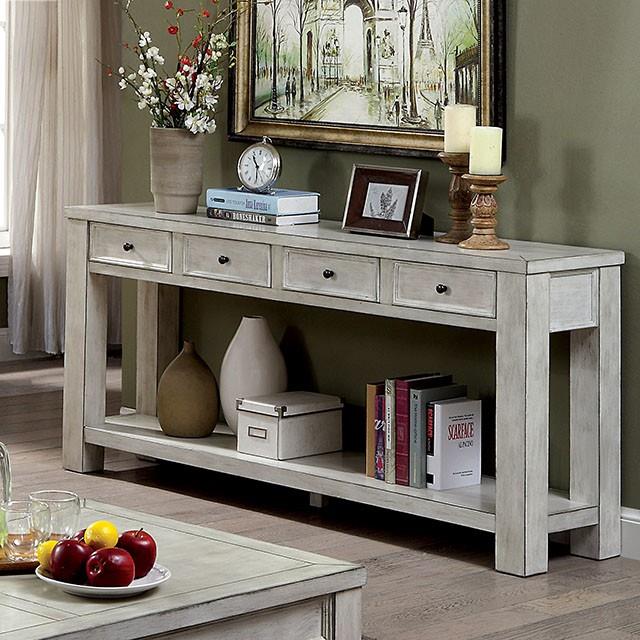  Furniture of America Meadow CM4327WH-S Sofa Table IMAGE 1