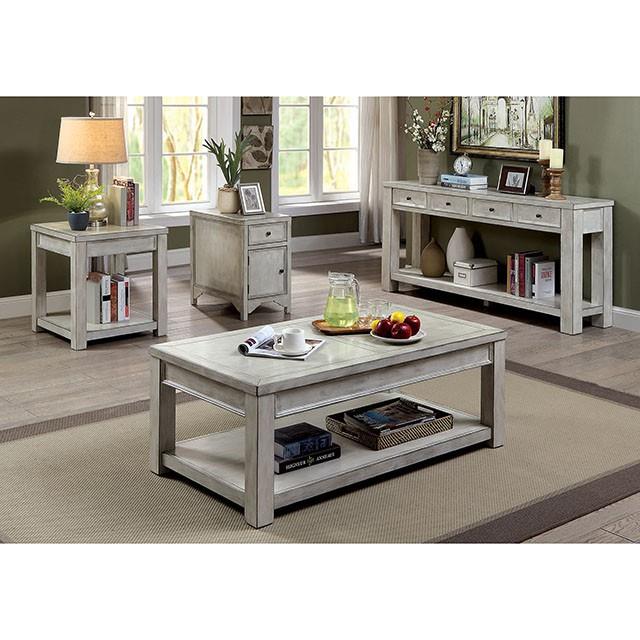  Furniture of America Meadow CM4327WH-S Sofa Table IMAGE 2