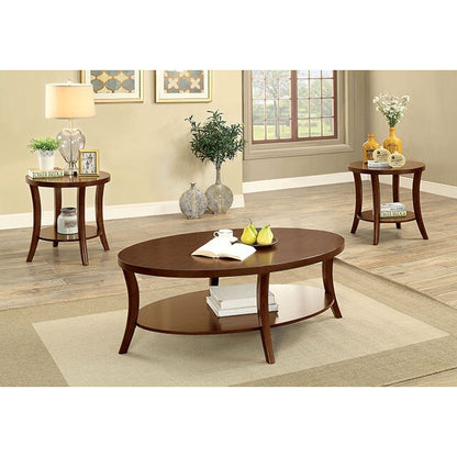  Furniture of America Paola Occasional Table Set CM4334-3PK-VN IMAGE 1