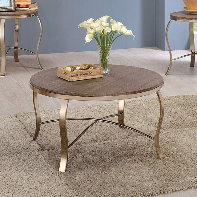  Furniture of America Wicklow Occasional Table Set CM4364-3PK IMAGE 1