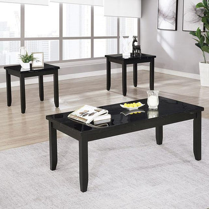  Furniture of America Lodivea Occasional Table Set CM4544BK-3PK IMAGE 1