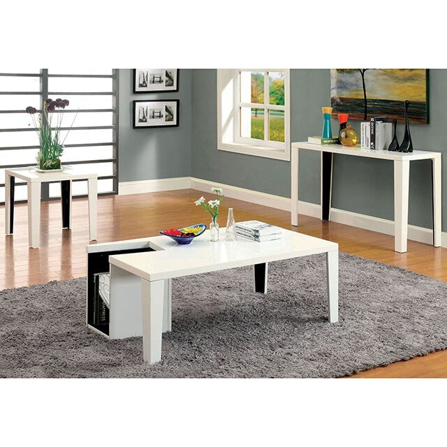  Furniture of America Rheinhardt Sofa Table CM4644WH-S IMAGE 2