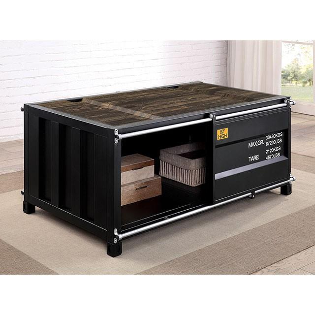 Furniture of America Dicargo Coffee Table CM4789BK-C IMAGE 3