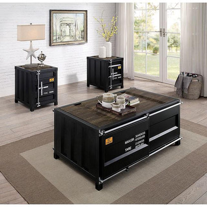  Furniture of America Dicargo End Table CM4789BK-E IMAGE 2